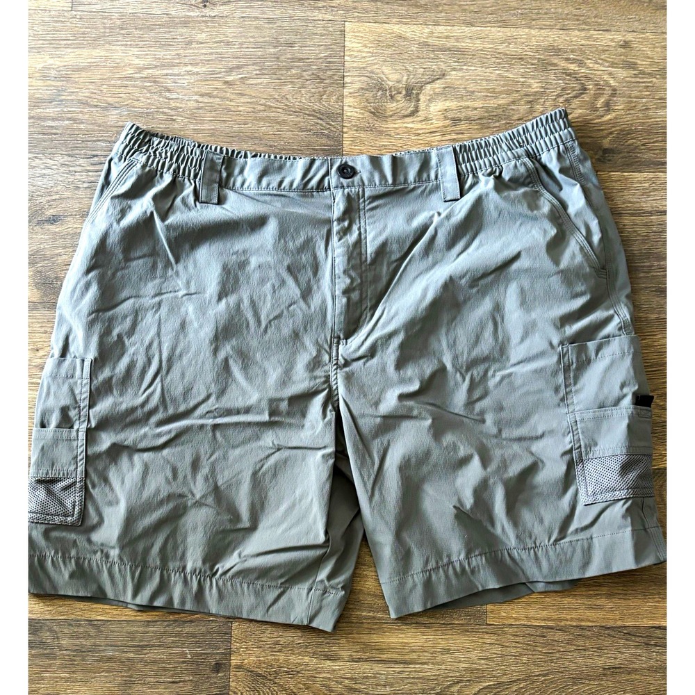 Magellan Outdoors Men MagRepel Cargo Shorts Gray 2X